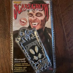 Real comfortable fitting fangs for teeth